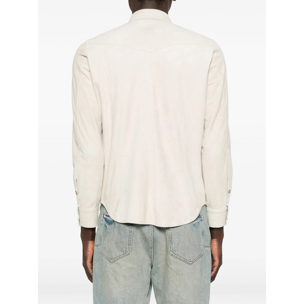 Rifugio Leather Shirts - Neutral | 2864465722f4fe39f480ae93b7236d8a202e7807