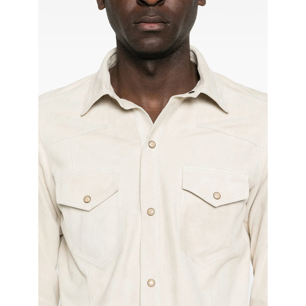Rifugio Leather Shirts - Neutral | e85fb73b9661b4a92b5ce38f62bad2074d344ae1