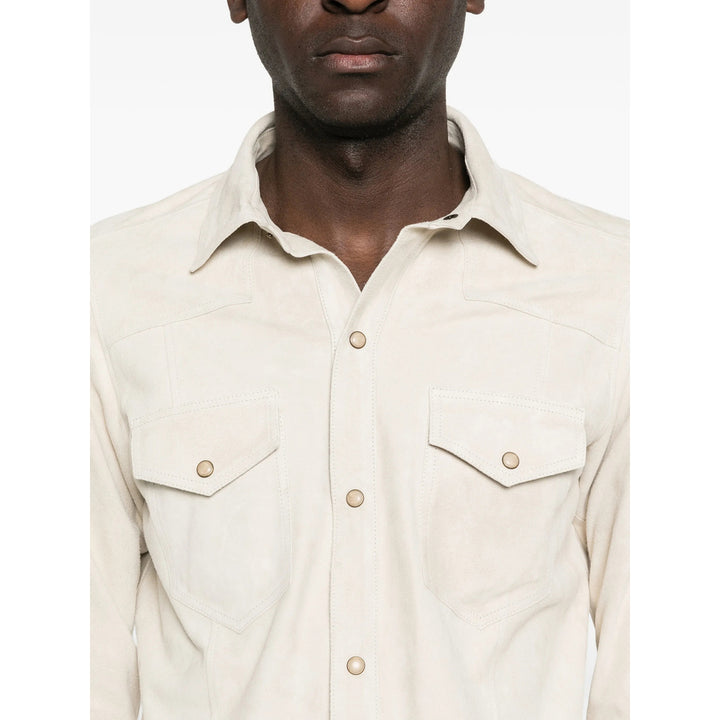 Rifugio Leather Shirts - Neutral | e85fb73b9661b4a92b5ce38f62bad2074d344ae1