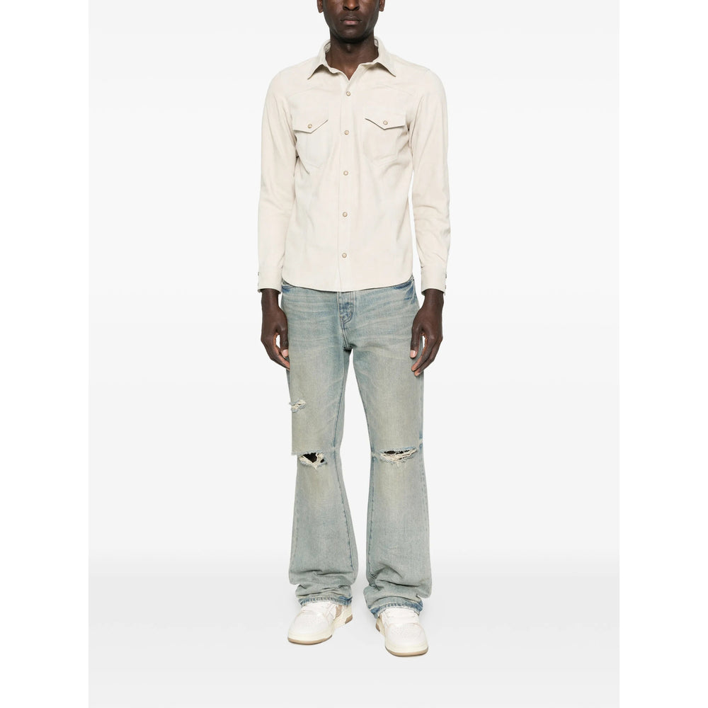 Rifugio Leather Shirts - Neutral | ddea6c5be34aebffd091d5902c2f4df192ed4301