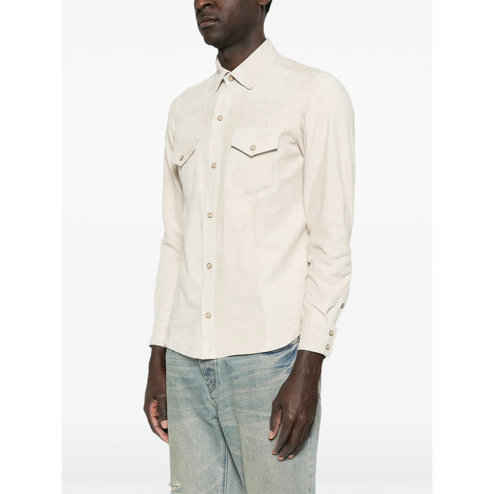Rifugio Leather Shirts - Neutral | 7177f1f04d0e5392e4de260046ca39f2055ad26d