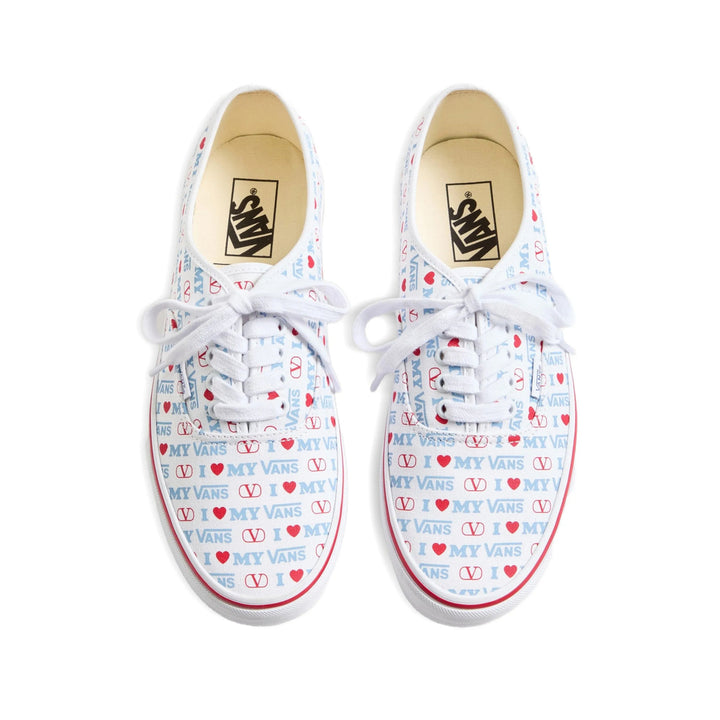 Vans X Valentino Sneakers - White, Blue | 9bbad66f2df1c9a8bbcd989f925fd62a38c8ee16