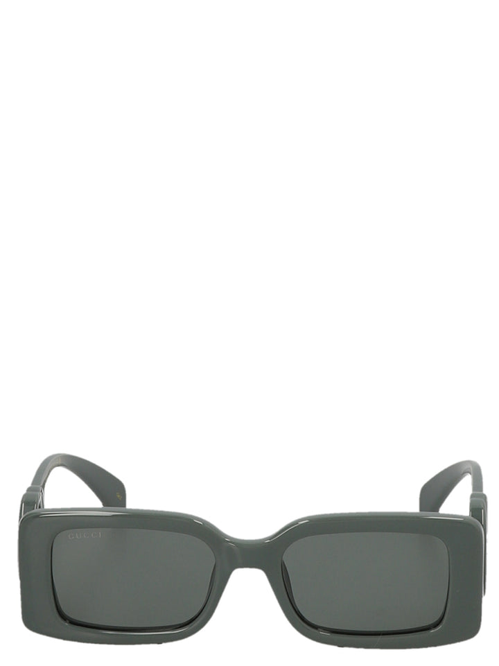 Gucci Rectangular Sunglasses - Gray | bc3312538714a9c22a7bf0c4dae8e331093dd3d2