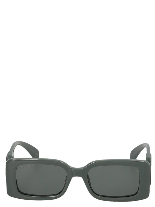 Rectangular Sunglasses Gray