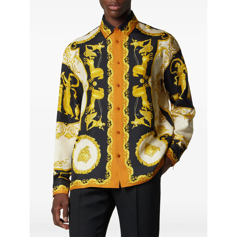 Versace Shirts - Black, Gold | 3d76920a6f27abb04af536bbe2162fd7532e28eb