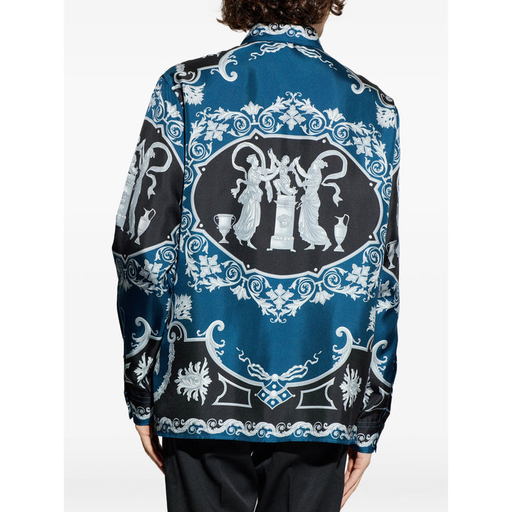 Versace Shirts - Blue, Black | cc489975e1abc76c12d4ba74a725917ded88a2fa