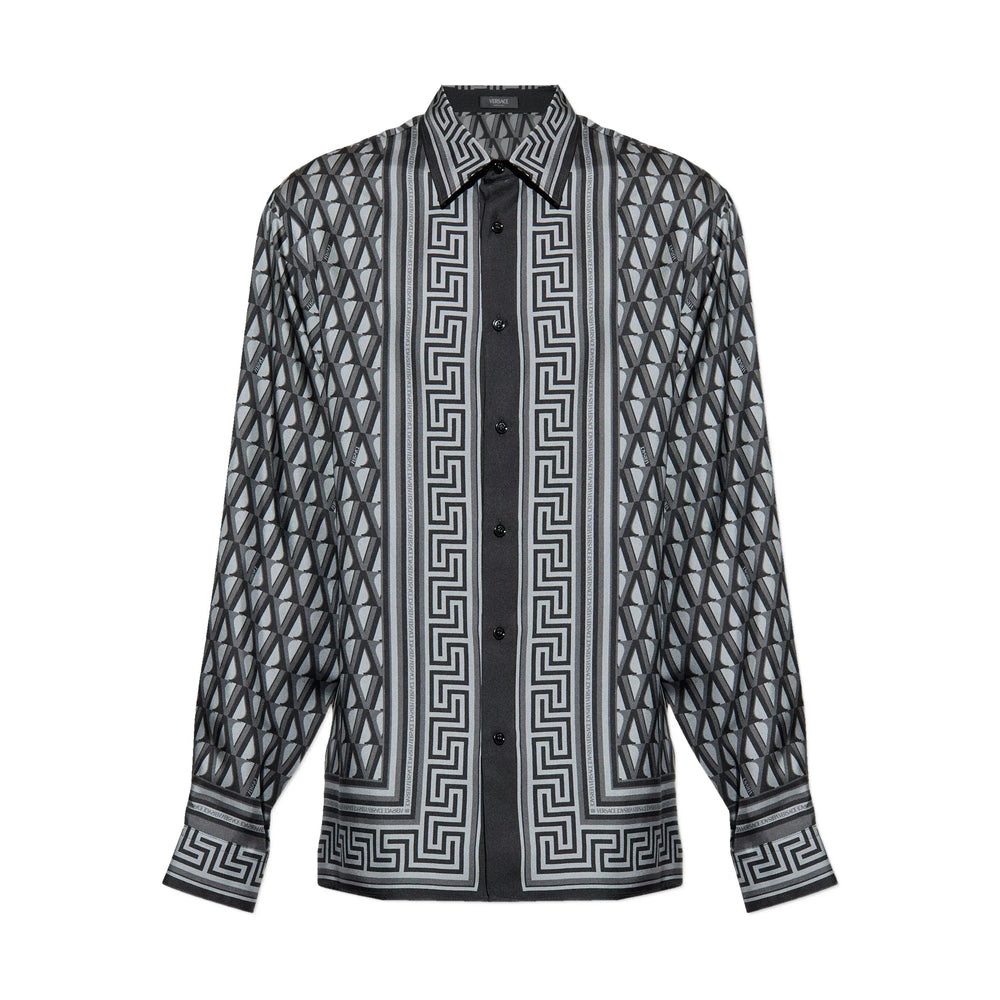 Versace Shirts - Gray, Black | 114622a2cc2337e8eafdb3ec02adcd2fc16fee66
