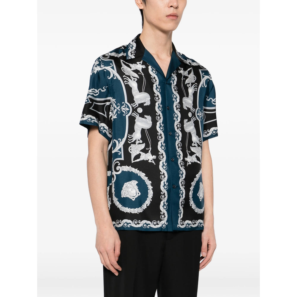 Versace Shirts - Blue | e1ab88af28e214d6cca53e3a1a90a1910068d1a1