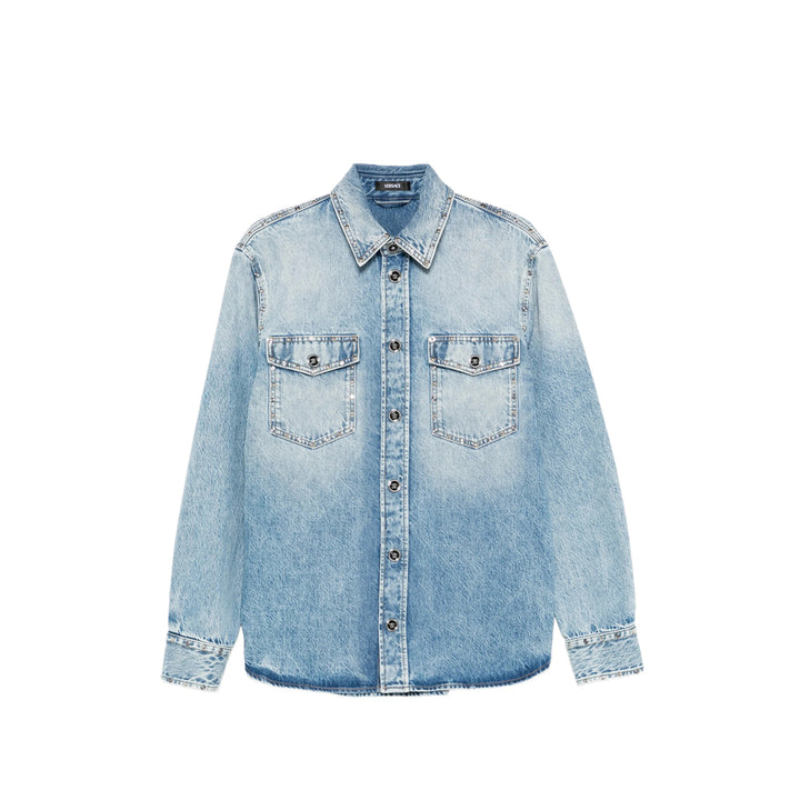 Versace Shirts - Blue | 08cef88a7aa8beddcea86d856d5a14024afe9725