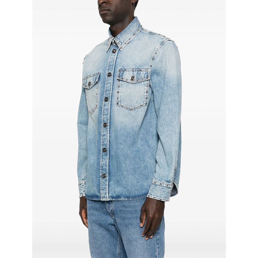 Versace Shirts - Blue | 0113a7a406b8fd5c69a0d0c23097b4c0c004ecfc