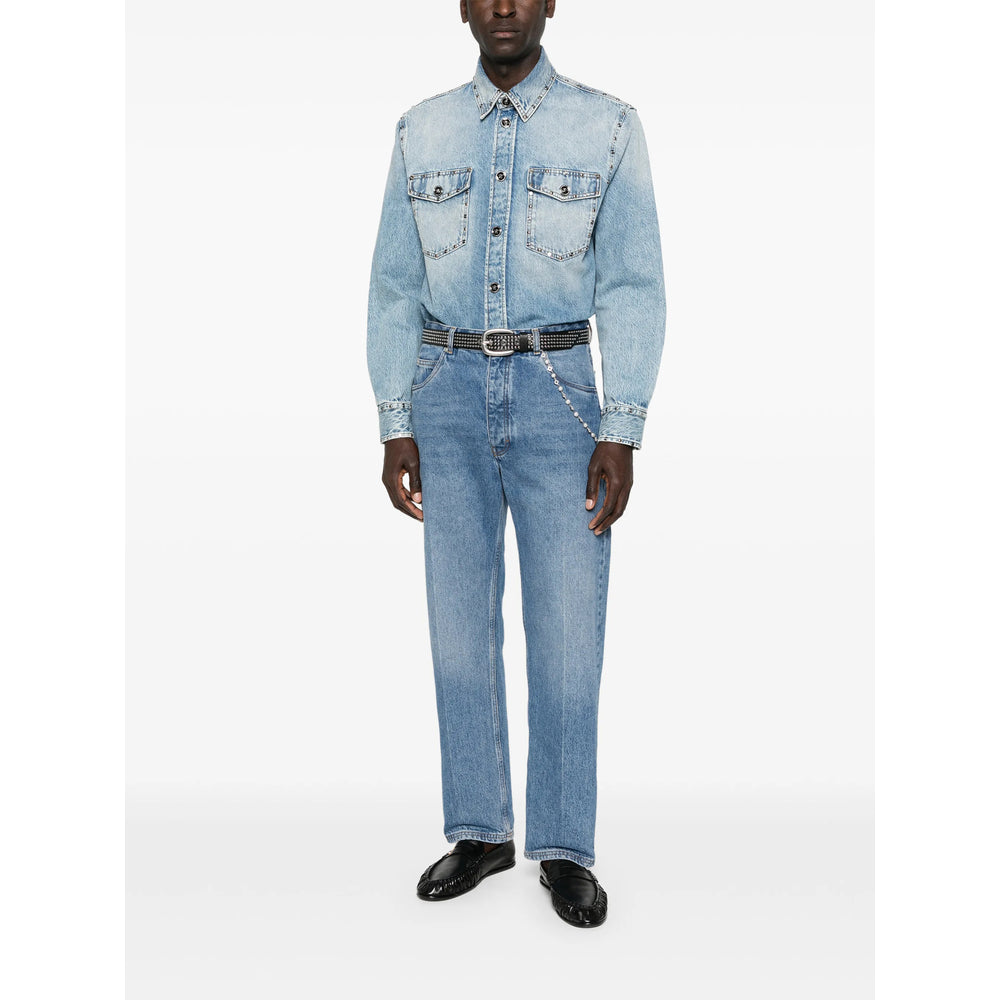 Versace Shirts - Blue | e4ef099e0e3779b20004eee5dbbb500ec4b60110