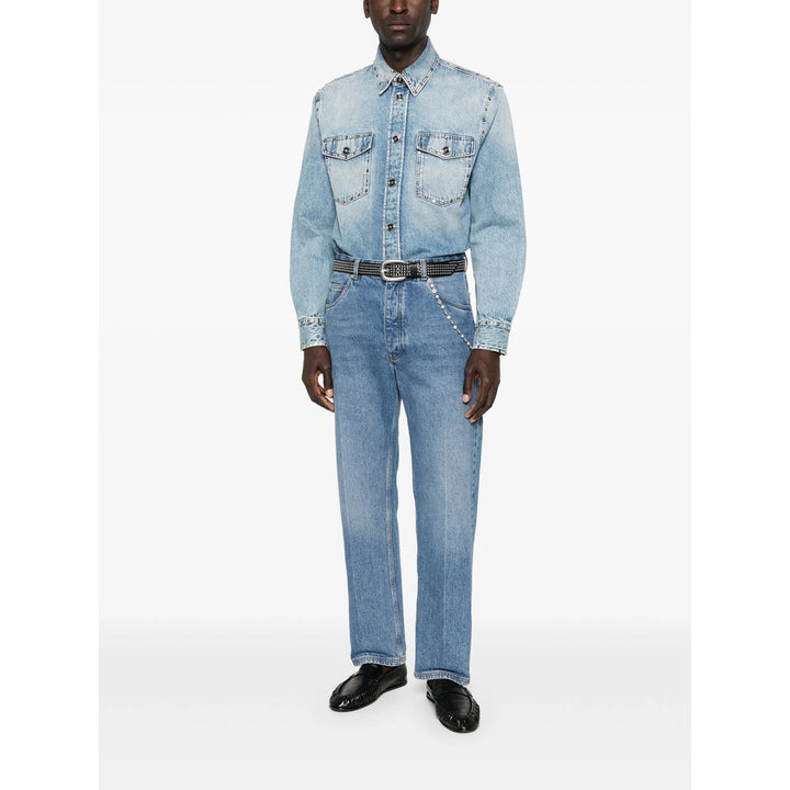 Versace Shirts - Blue | e4ef099e0e3779b20004eee5dbbb500ec4b60110