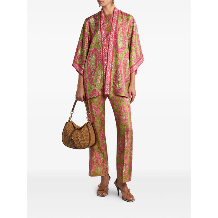 Etro Outerwears - Pink, Green | 8c56256e72a7b04d5e09b5261a7a58ad24a2de4d