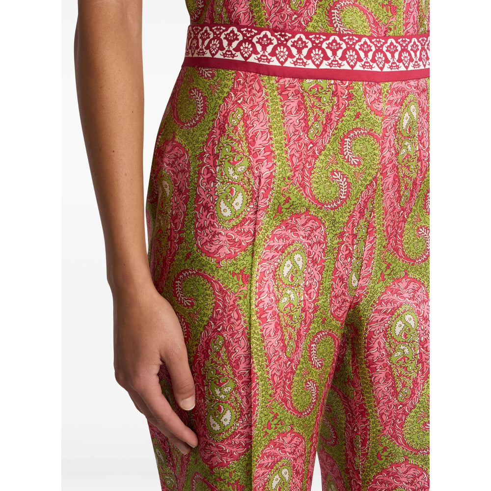 Etro Pants - Green, Pink | 3fb55fa0a581a3b4d9d80e86299d2ee00f027ece