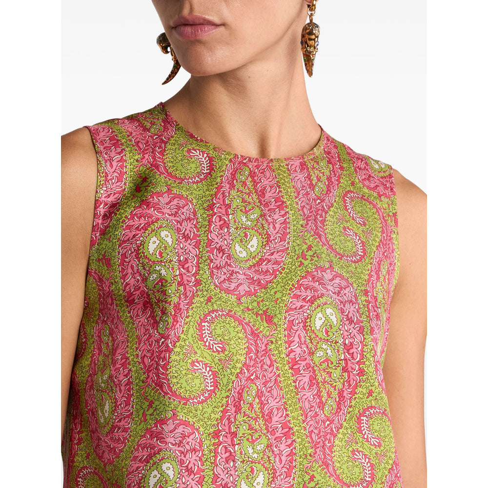 Etro Tops - Pink, Green | fadf8f497f3dbdaa04b20c1af91213dced66eaa8