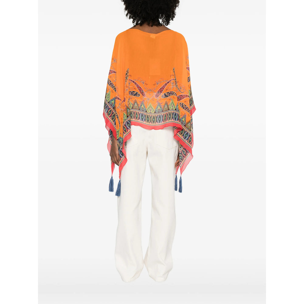 Etro Capes - Orange/Red | 00fe7254eea77de775a94d3e9217173412107737