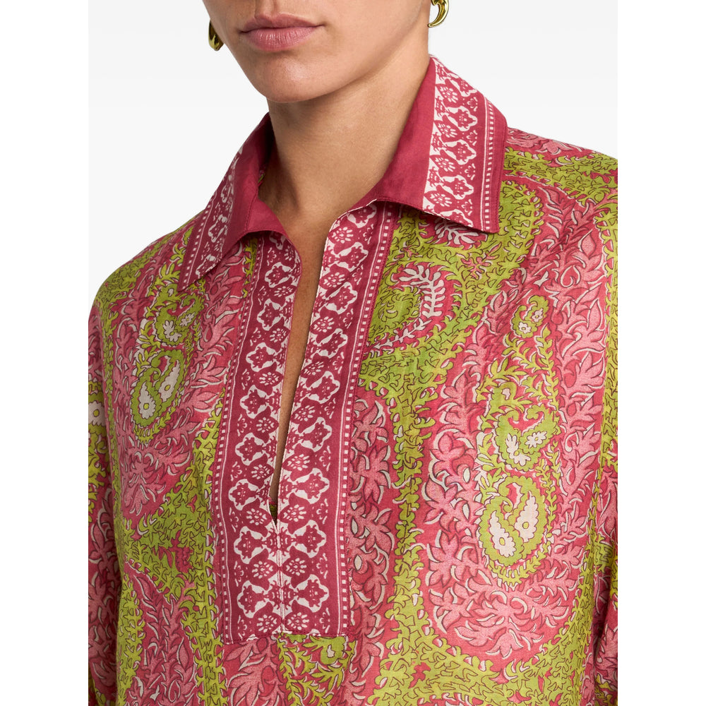 Etro Shirts - Pink, Green | c7f114338dfef089fcb24e67ad4eaaddf64db3e2