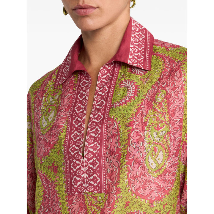 Etro Shirts - Pink, Green | c7f114338dfef089fcb24e67ad4eaaddf64db3e2