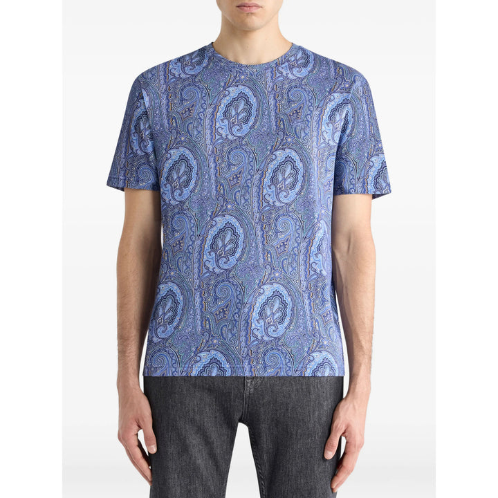 Etro T Shirts - Blue | 44b031e502b4f7d4a75481940a8900dea6180b0a