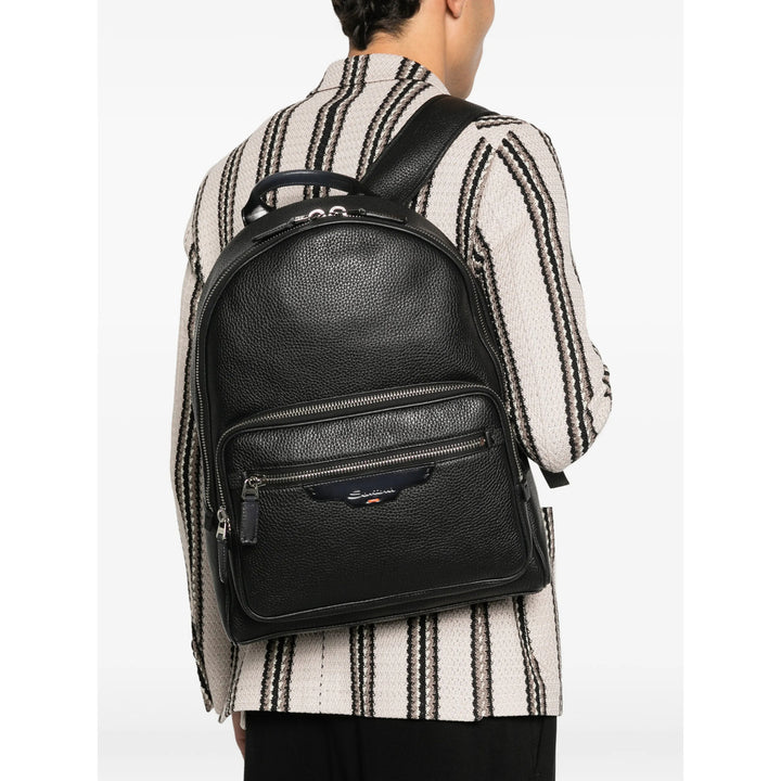 Santoni Backpacks & Travels - Black | 23ce7bfe12e3b8b9d3dc470b8a2d65a6e1d0bc38