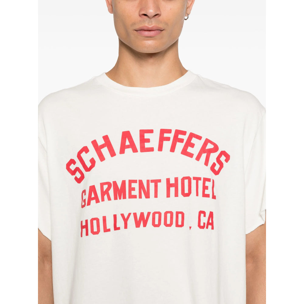Schaeffer'S Garment Hotel T Shirts - White | 7b3f11d09b18355f4ae0c81287985741752957e0
