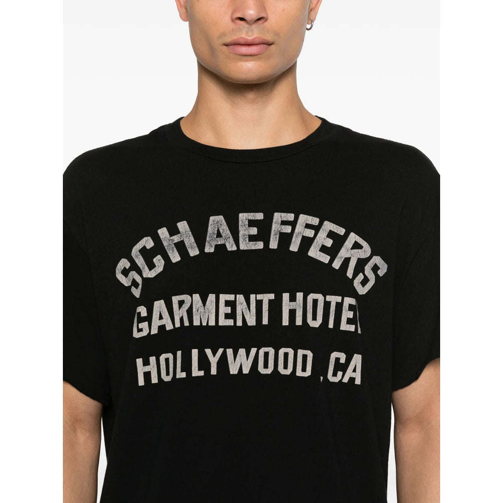 Schaeffer'S Garment Hotel T Shirts - Black | 0b35d9cc8d91857b5d0e67193c1896949f2613aa