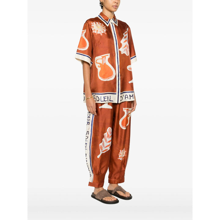 Alemais Shirts - Brown | 8338ba33c1cf52ee8cc5a1262012aeff9416d3aa