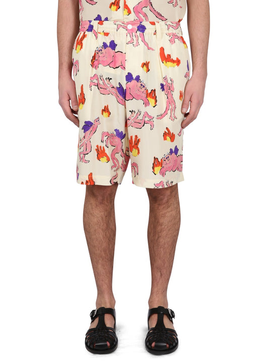 Bermuda Shorts With Print