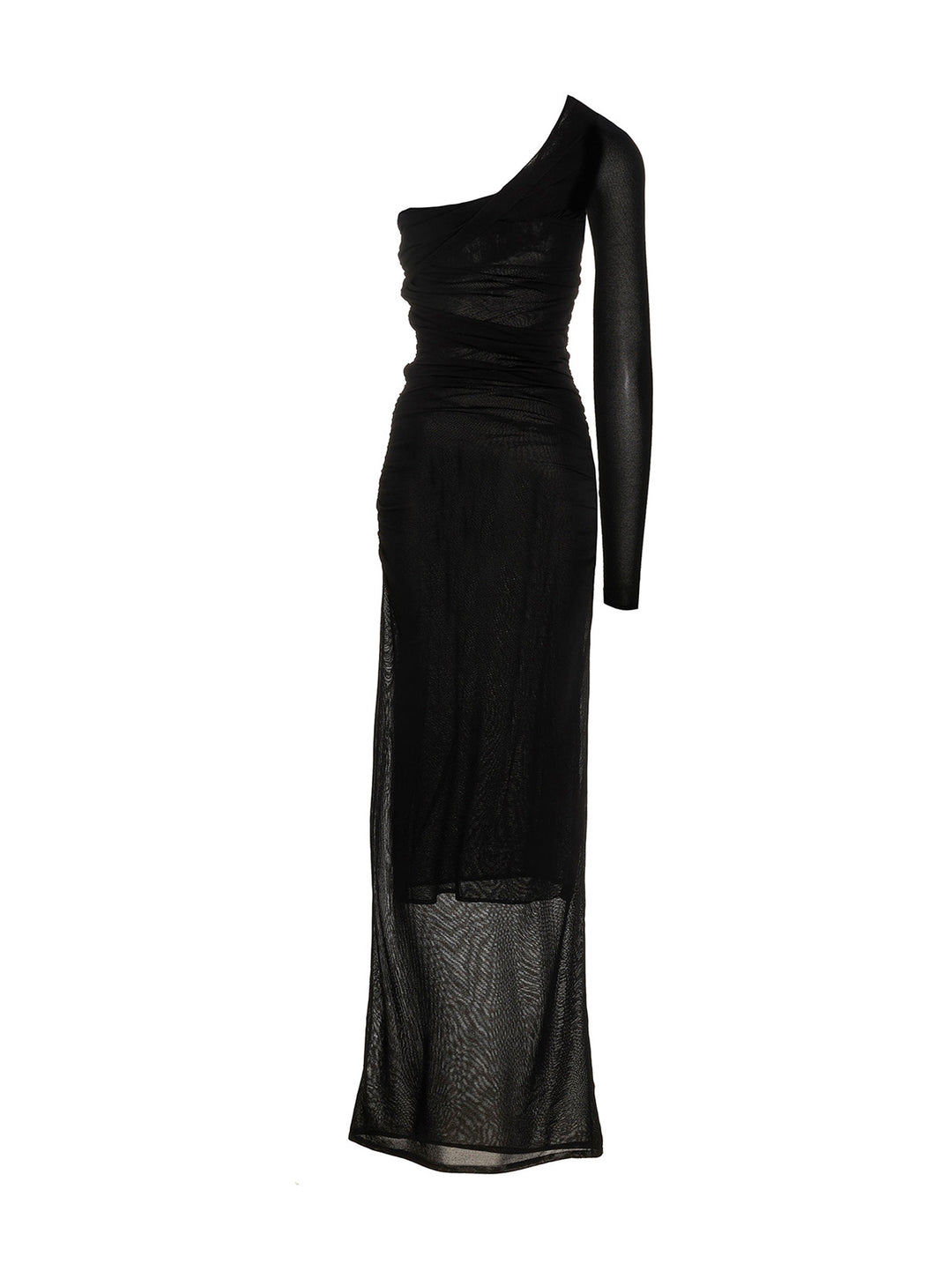 Saint Laurent Draped Long Dress Dresses - Black | 5afca99015390c048ccc250b567d9a4feedfe5f8