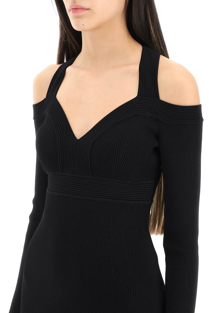 Ribbed Knit Mini Dress