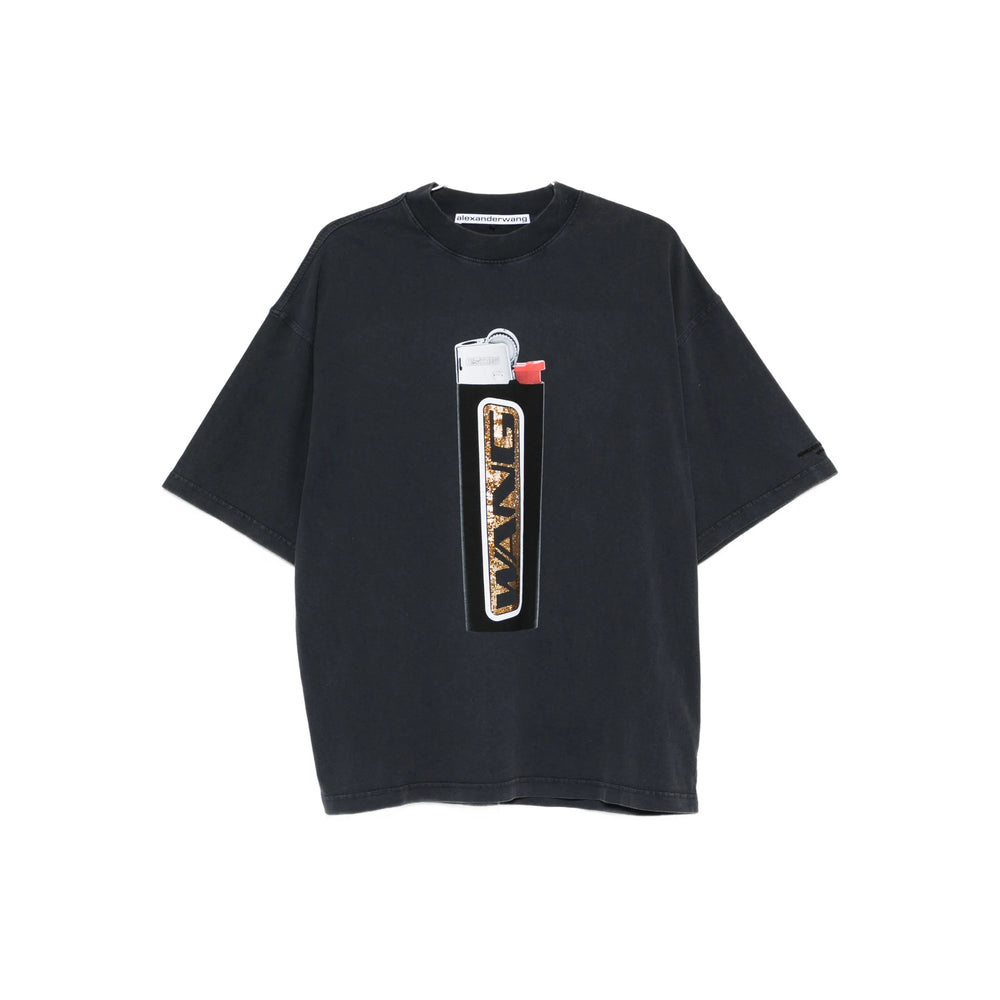 Alexander Wang T Shirts - Gray | 6be9d4fc0abff0bc30994b1115d16258674d32e7