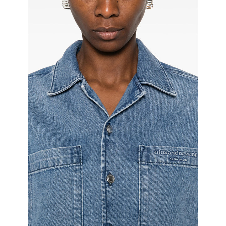 Alexander Wang Shirts - Blue | e2b2721023bc9a6b531cd1b1dc9cb9cb763d0d3d