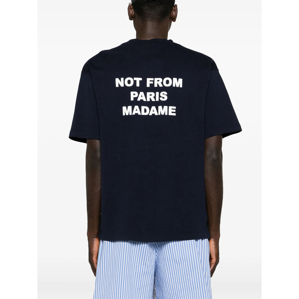 DrôLe De Monsieur T Shirts - Blue | a8ea2c4f817e94cc25d8978fe44a69ecbe7b7676