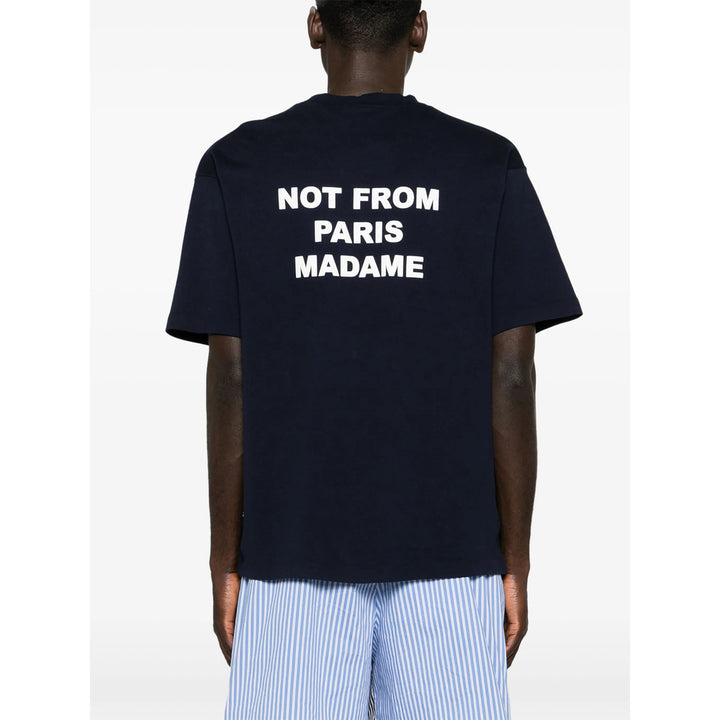 DrôLe De Monsieur T Shirts - Blue | a8ea2c4f817e94cc25d8978fe44a69ecbe7b7676