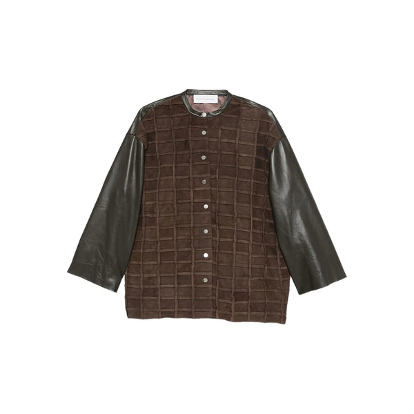 Leather Outerwears Brown