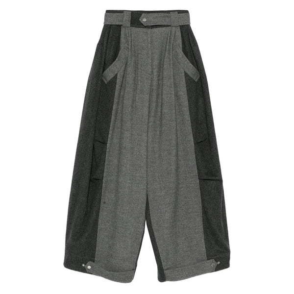 Pants Gray, White