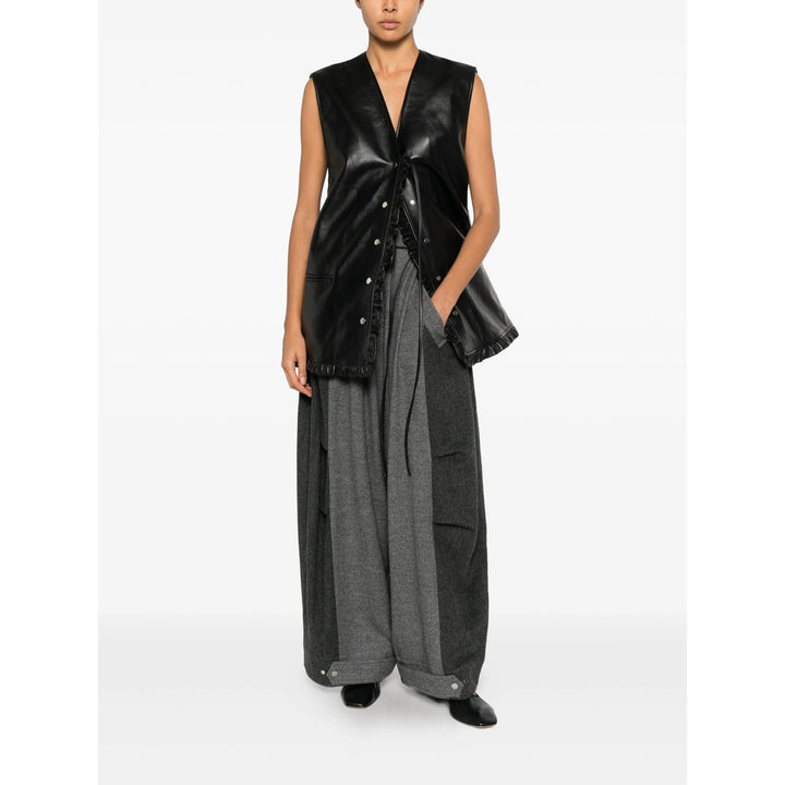 Niccolò Pasqualetti Pants - Gray, White | f2f54024388309b3d04403f7fc465e95fb58deef