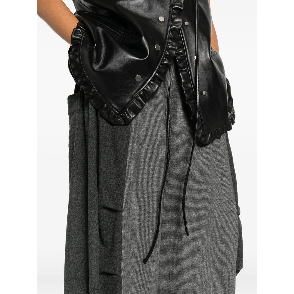 Niccolò Pasqualetti Pants - Gray, White | 48b22115d84f36ef25325a1cc8f0227de0bdbd03