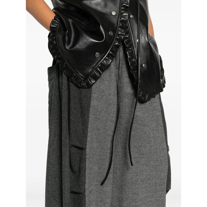 Niccolò Pasqualetti Pants - Gray, White | 48b22115d84f36ef25325a1cc8f0227de0bdbd03