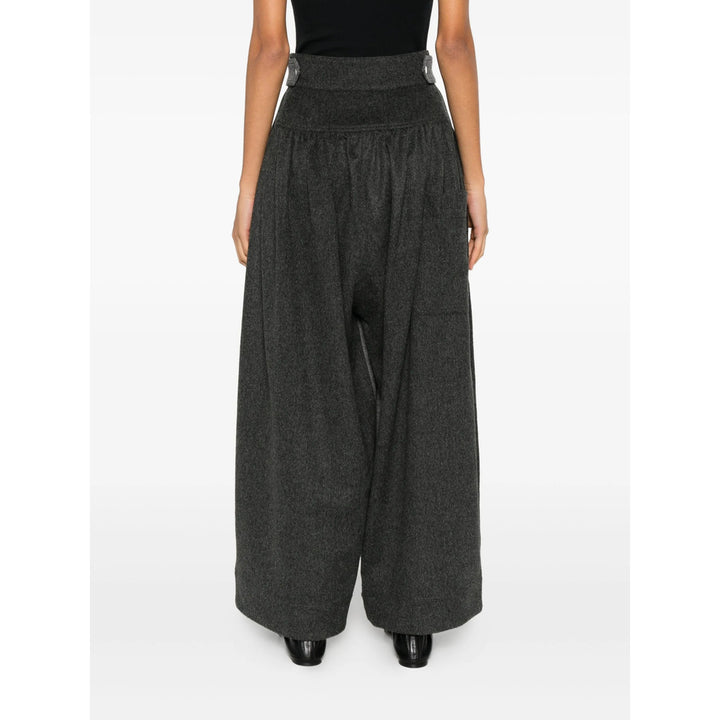 Niccolò Pasqualetti Pants - Gray, White | 45c45d99f3ded3690555572a4f2ae04d209cddd6