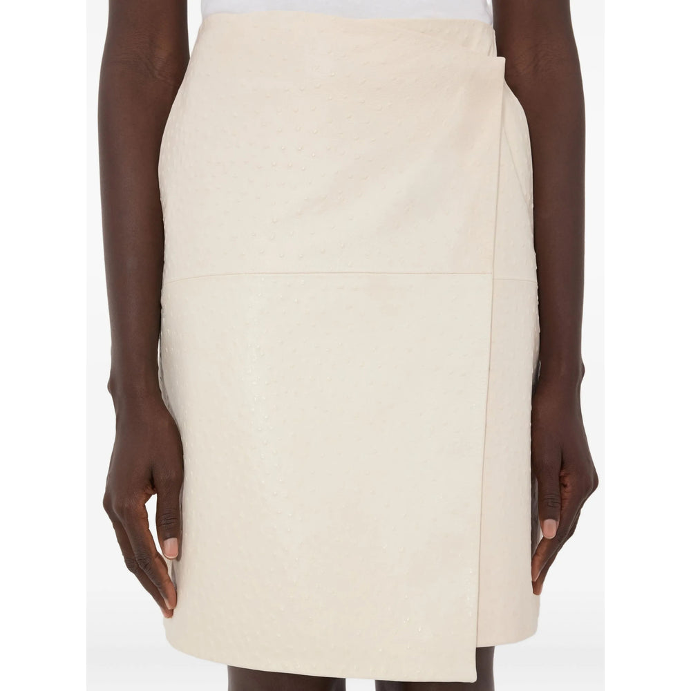 Lou Lou De Saison Leather Skirts - Neutral | 364349d6cfd5fdda009069ad270da74aa921fa5a