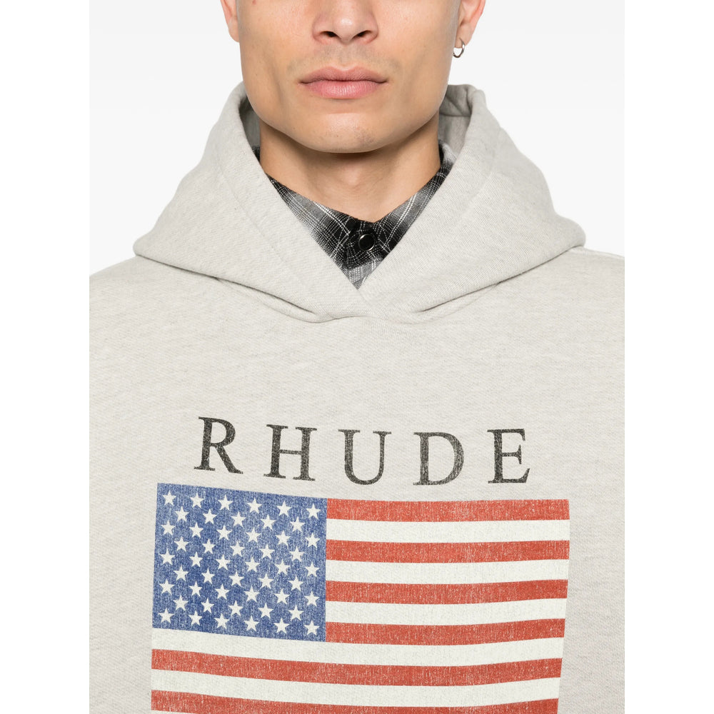 Rhude Sweatshirts - Gray | 8a47584e6192233429eeee3cc935a84a3ca74c4c