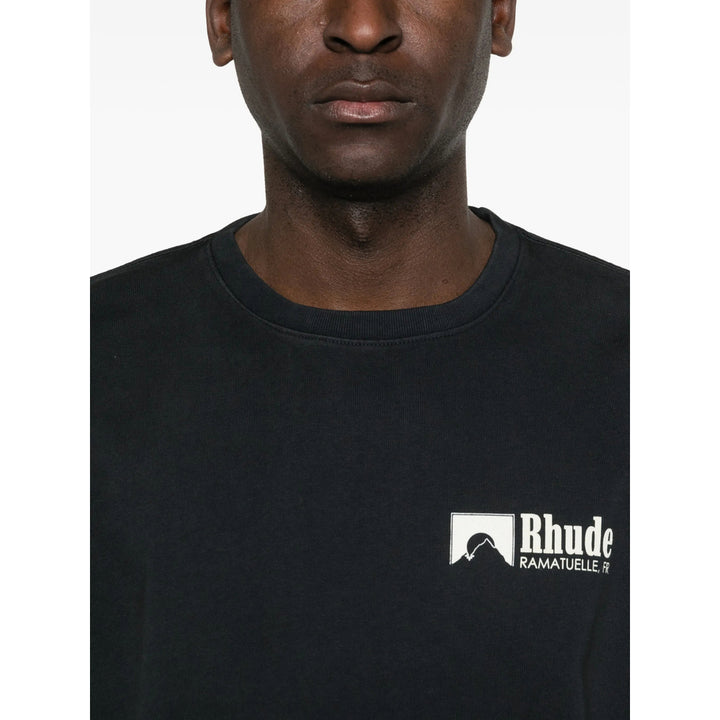Rhude T Shirts - Black | 17ab486440f302fa27dc27f7dba2d08d011aa1e5