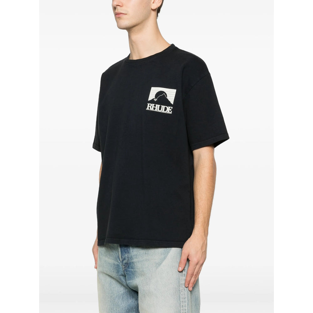 Rhude T Shirts - Black | 4dd4bc6c00f4dee5c399eb35e05f3a06a20c80c2
