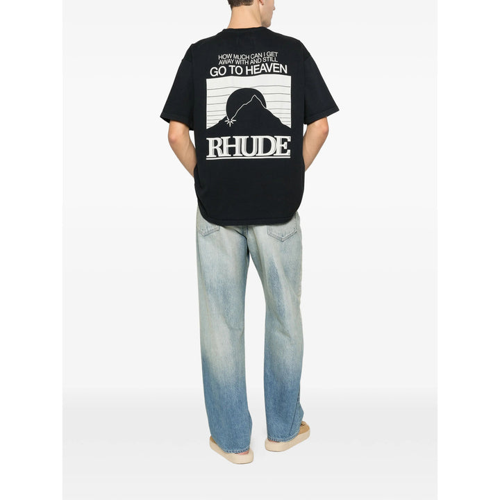 Rhude T Shirts - Black | b22a435bd35cae01ca6a0ee55f7fea9dfc78160b