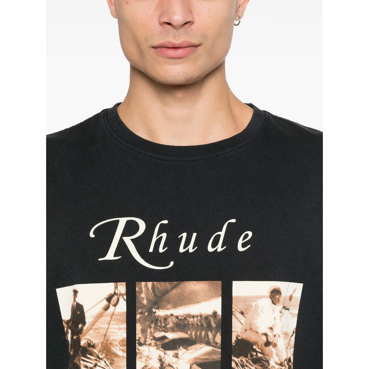 Rhude T Shirts - Black | c35aca3d00a174ee2fab43c7210f3f82a5a01457