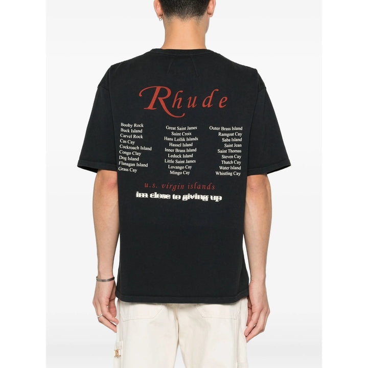 Rhude T Shirts - Black | 8b282e2ba8c28bb4b6e7c2cd426f75689ff4b721