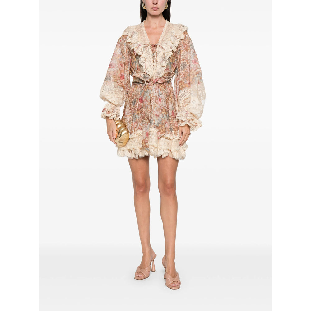 Zimmermann Dresses - Neutral, Brown | 9880fe141d916e69e9a433c78687791b93e47324
