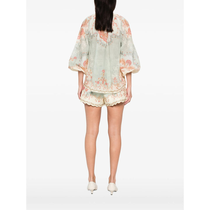 Zimmermann Shirts - Blue | 6fddd7db9aed56ddc34746398b459609f3587421