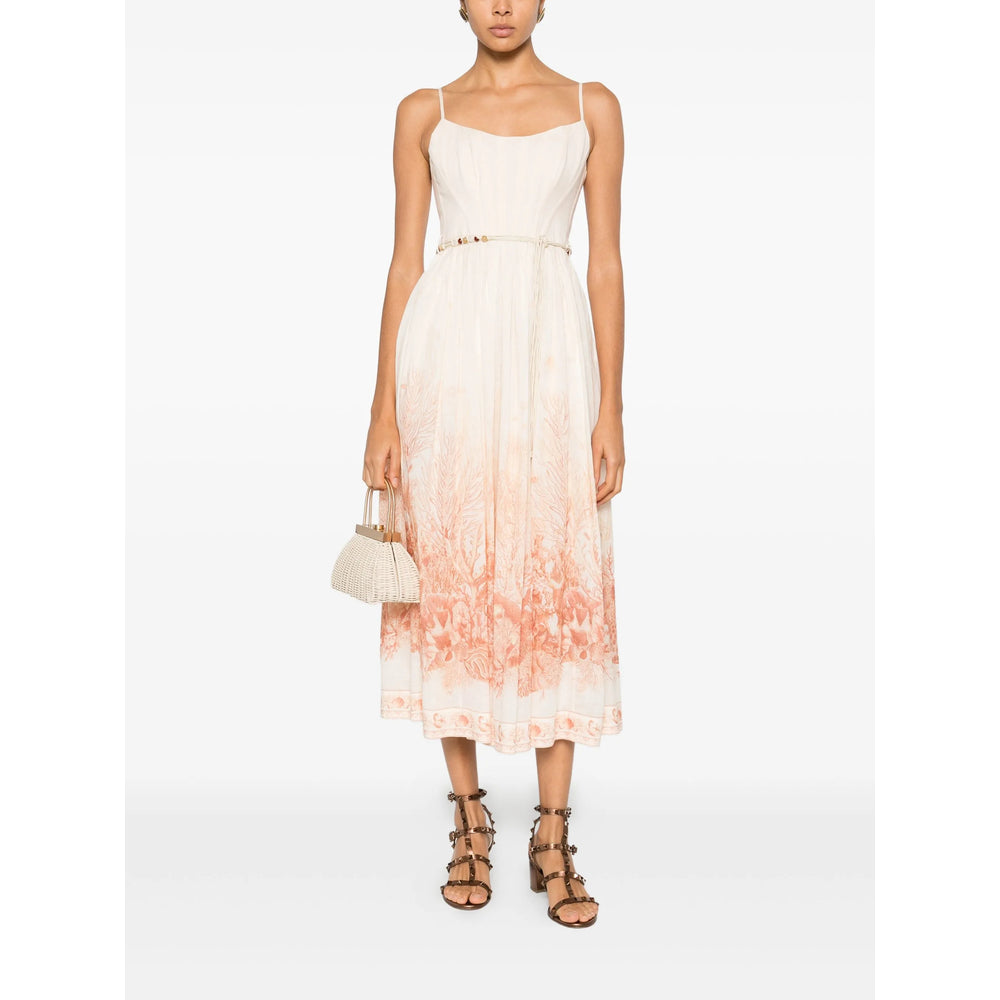 Zimmermann Dresses - White, Pink | 06a75e582ec218352175f975b544084a129776c7